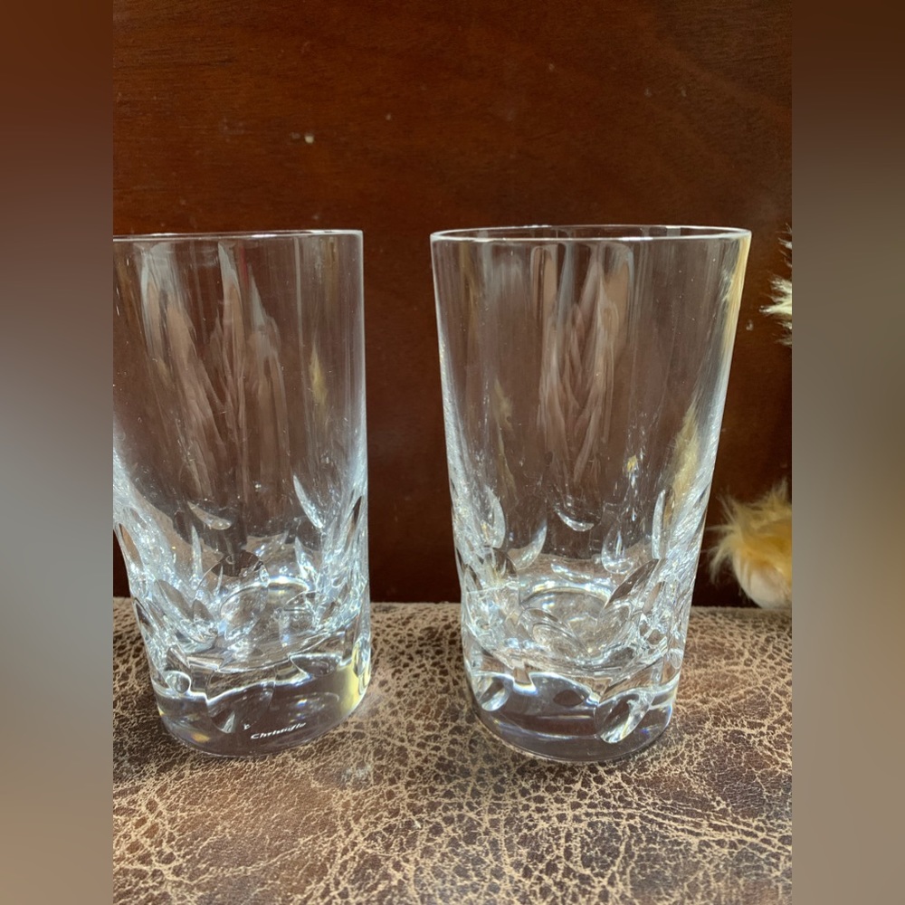 Christofle crystal glasses